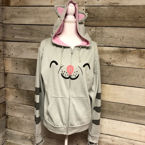 Big Bang Theory Tops - Big Bang Theory Cat Hoodie